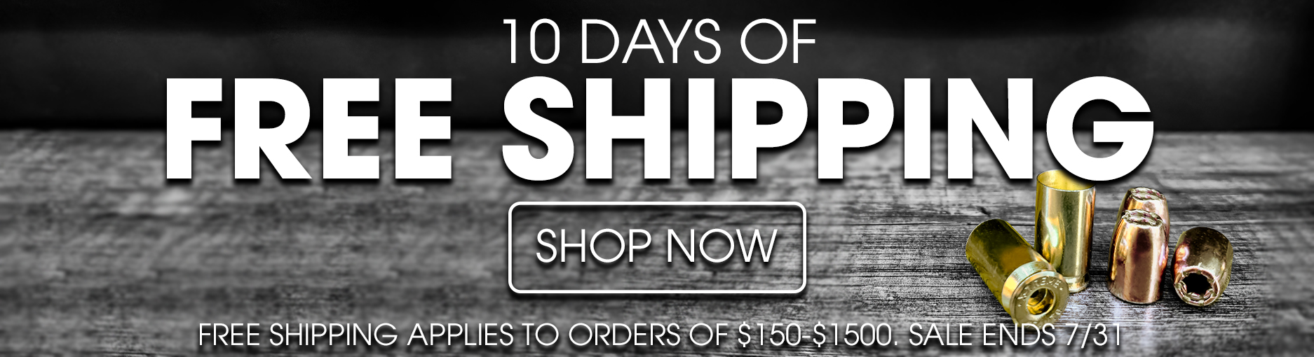 10 Days of Free Shipping